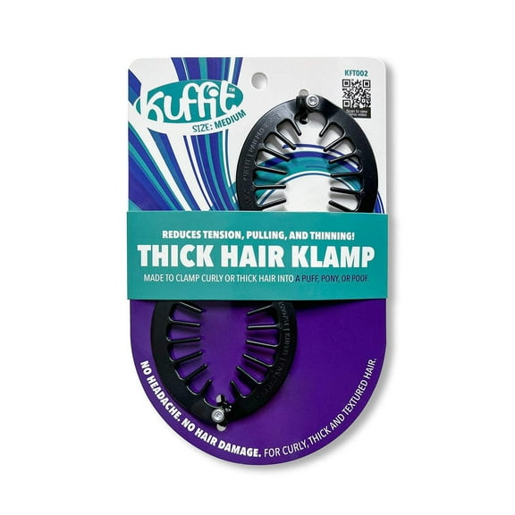 PAN Product Partners Kuffit™ MEDIUM Thick Hair Klamp - (2 PCS) For Curly, Thick & Textured Hair