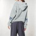 thumbnail image 4 of Women's Fashion Lightweight Long Sleeve Pullover with Pockets Preppy Graphic Hoodie with Bow Print for Casual Style,Dark Gray,S, 4 of 8