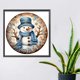 thumbnail image 5 of 5D bricolaje taladro redondo completo diamante pintura invierno muñeco de nieve Kit hogar decoración arte artesanía FLhrweasw Nuevo, 5 of 9