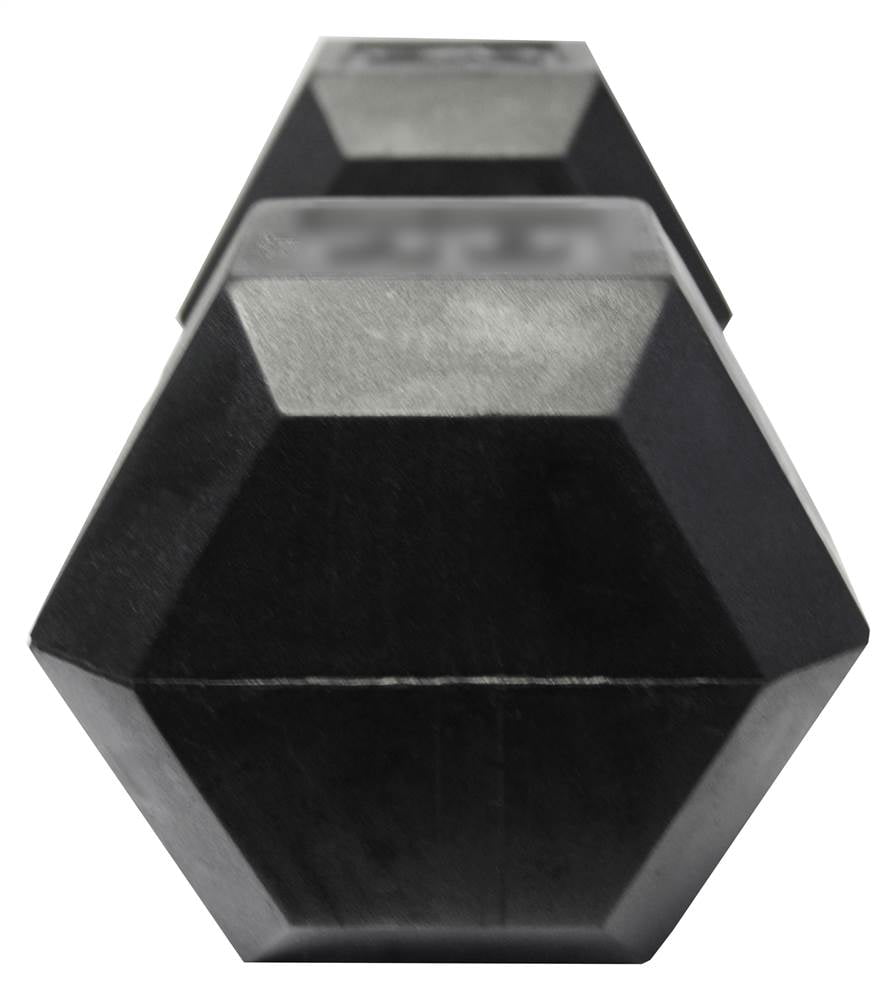Valor Fitness 45lb Rubber Hex Dumbbell Sold Individually - RH-45