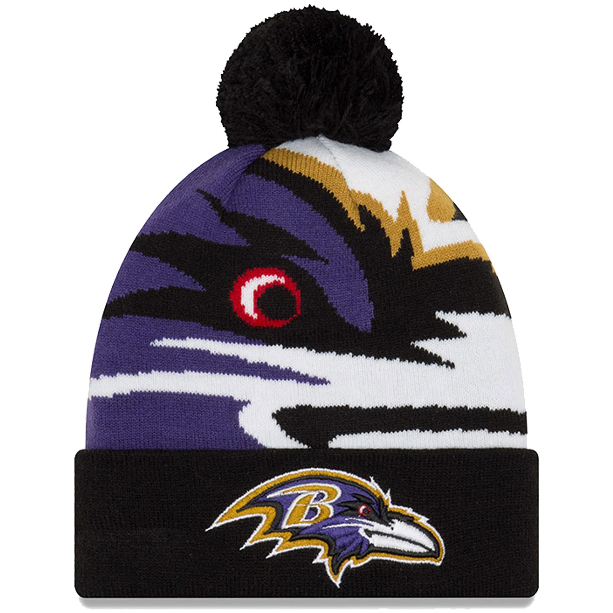Era Logo Whiz 3 Cuffed Pom Knit Hat 
