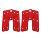 thumbnail image 5 of Bisagra de repuesto para escalera de ático, resistente, color rojo 2 piezas, 5 of 9