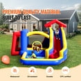 thumbnail image 2 of KFFKFF Inflatable Bounce House Bouncy Jumping Castle with Blower Slide for Kids, 2 of 9
