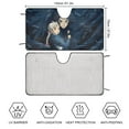 thumbnail image 2 of Howls Moving Castle Windshield Sun Shade - Car Sun Shade Windshield Keeps Interior Cool, Reflector Sunshade, Foldable Sunshade for Car Windshield for Cars, SUVs 51"x28", 2 of 8