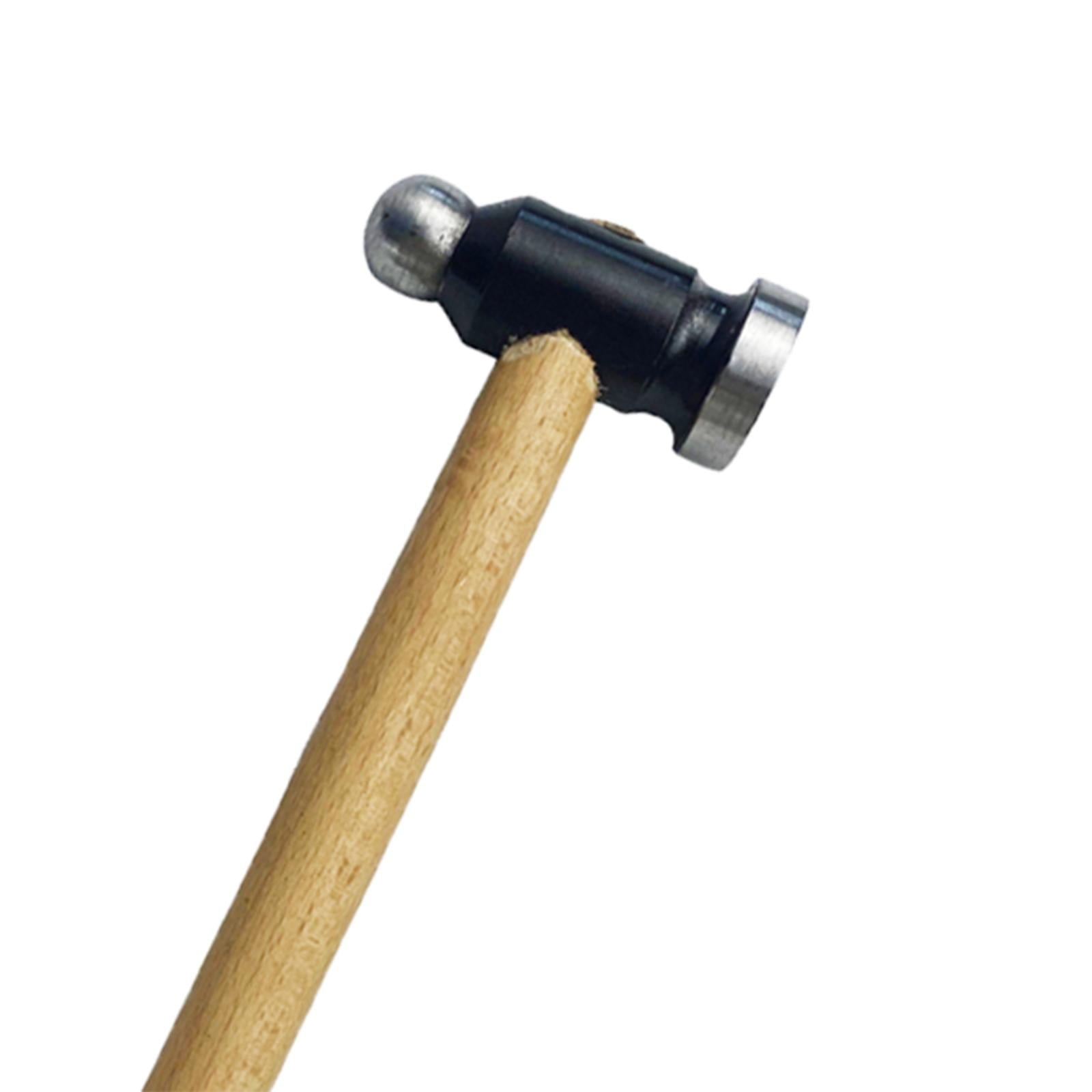 Steel Mallet with Square Rubber Block Jewellers Tool Non Slip for Hammering Flattening Metal Dapping Jewelry Repair Tools