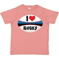 thumbnail image 3 of Inktastic I Love Rugby Sports Ball Boys or Girls Toddler T-Shirt, 3 of 5