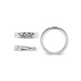 thumbnail image 2 of Gem & Harmony Polished Sterling Silver Fleur-de-Lis Band Ring for Women, 2 of 5