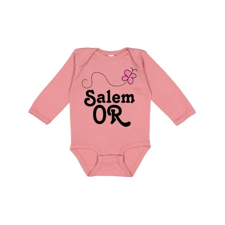 

Inktastic Salem Oregon Gifts Gift Baby Girl Long Sleeve Bodysuit