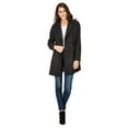 thumbnail image 4 of Haute Edition Women's Double Breasted Wool Blend Peacoat Winter Jacket Coat, 4 of 6
