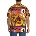 thumbnail image 3 of Kdxio Men'S Hawaiian Shirt For Men Short Sleeve Shirt Happy Halloween 4 Summer Casual Holiday Beach Button Down T-Shirts, 3 of 5