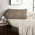 thumbnail image 6 of Uemuo Leopard Print-2 Print Throw Pillow Case – Cozy & Soft Cushion Cover, Hypoallergenic Pillow Case for Sleeping, Perfect for Women with Envelope Closure-14"x20", 6 of 6