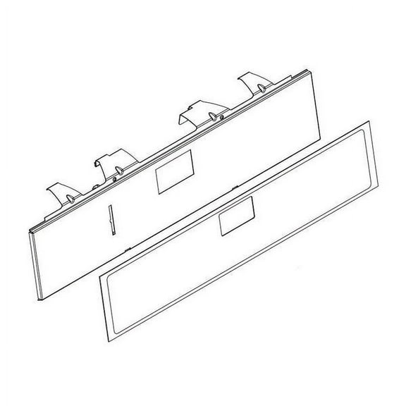 WHIRLPOOL W10879587 RANGE MEMBRANE SWITCH (STAINLESS) - OEM PART