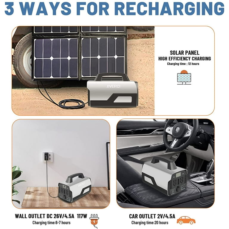 518WH Portable Power Station Outdoor Solar Generator Emergency