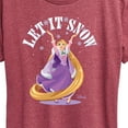 thumbnail image 3 of Disney - Let It Snow Gifts - Women's Short Sleeve Graphic T-Shirt, 3 of 5