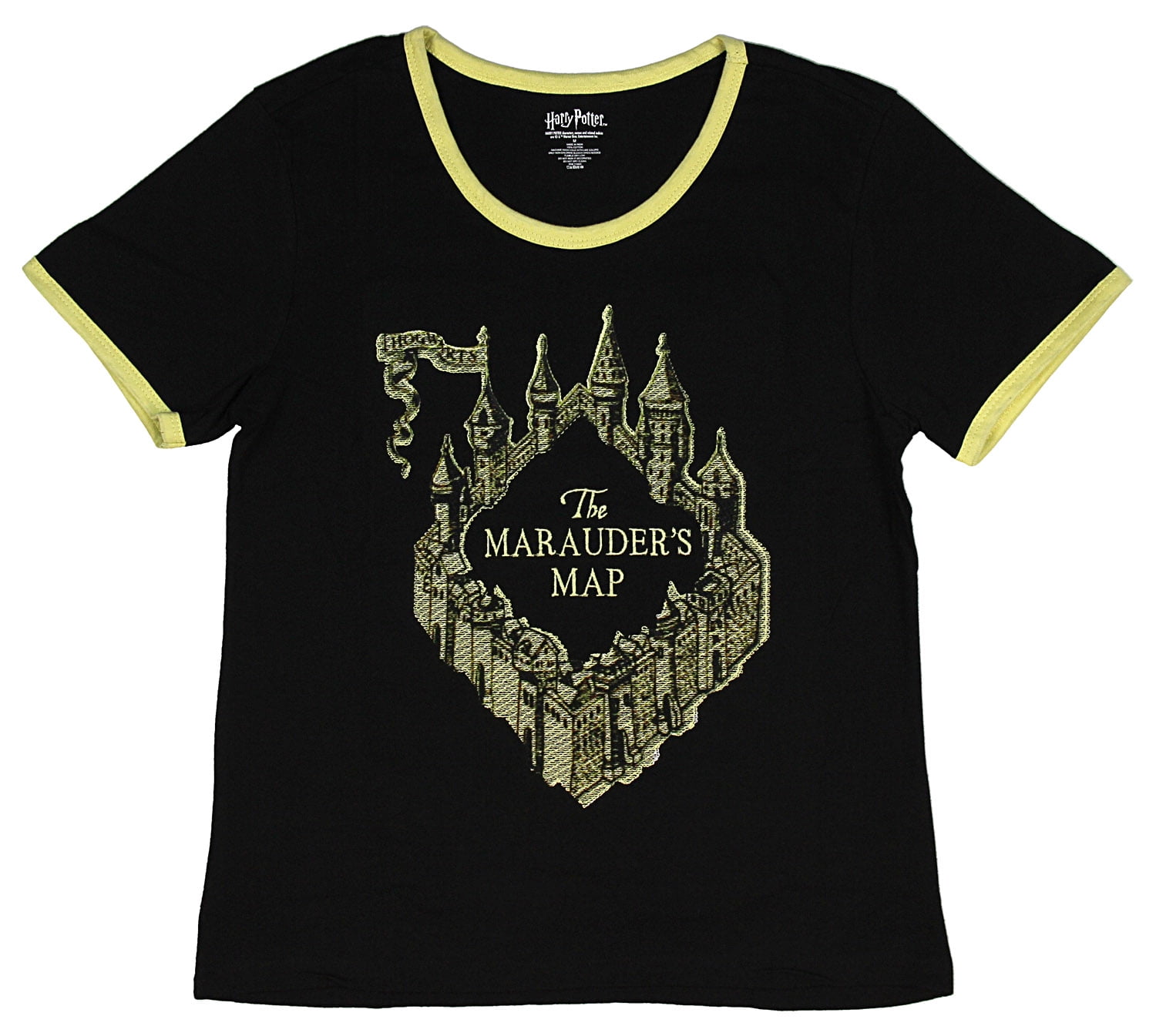 Marauders Map Embroidered T-Shirt 