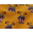thumbnail image 4 of oneOone Viscose Jersey Fabric Bird & Mushroom Block Printed Craft Fabric BTY 60 Inch Wide, 4 of 4