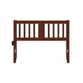 thumbnail image 3 of Tahoe Classic Wood Eco-Friendly Metal Headboard, Full, Walnut, 3 of 4