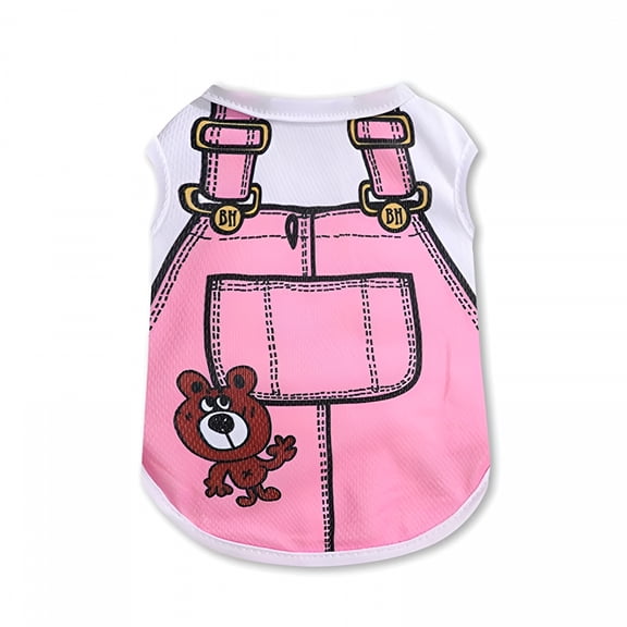 TELOLY 4 Pack Mesh Dog Shirts for Small Dogs: Stretchy Dog Clothes with Cute Patterns, Size Xxs-Xl Fit for 2-16Lb Dogs, Quick Dry & Lightweight Pet T-Shirts, Girl & Boy Puppy Clothes
