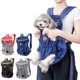 thumbnail image 2 of Pet Outdoor Carrier Bags Portable Lightweight Breathable Mesh Backpack Oxford Cloth Travel Bag For Dog Cat He Qiyong unisex, 2 of 2
