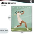 thumbnail image 4 of Stupell Industries Traditional Vintage Tennis Swing Canvas Art, 16 x 20, by Martin Wickstrom, 4 of 8