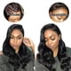 thumbnail image 4 of Pelucas Pequeñas de Cabello Rizado para Mujeres Africanas, 90% Fibra Térmica+10% Cabello Humano, Frente de Encaje, Alisar/Doblar, Boda/Fiesta/Estilismo Diario, 4 of 5