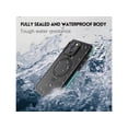 thumbnail image 3 of for iPhone 15 Pro Max Waterproof Case with Stand Compatible with MagSafe, Full Body Magnetic IP69 Underwater Case Built-in Screen Protector Military Grade Shockproof Case for Men Women, 3 of 7