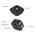 thumbnail image 3 of System Quick Release Plate Tripod QR Plate Camera Mount Adapter Quick Setup Aluminum Alloy  with 1/4 Inch Screw for DSLR Mirrorless Camera Tripod Gimbal Stabilizer, 3 of 7