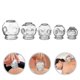 thumbnail image 2 of 5pcs Glass Cupping Cups Massage Suction Cups Chinese Fire Glass Cupping Jar Chinese Cupping Cups Gla, 2 of 4