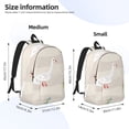 thumbnail image 3 of Naloa Funny Goose1 Canvas Backpack for Men Women Rucksack Casual Travel Daypack College Tote Satchel Bookbag for Teens-Small, 3 of 7