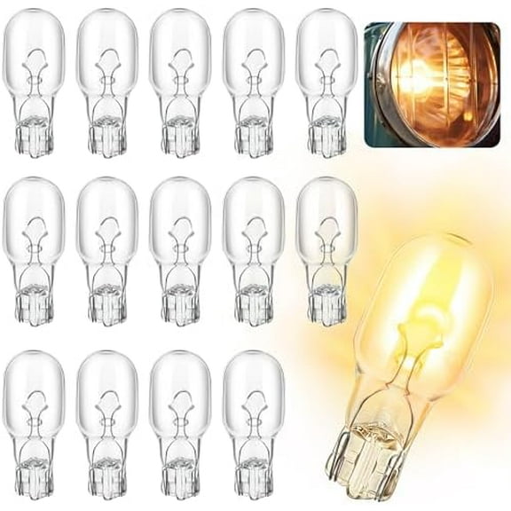 15 Pcs 912 Bulbs Compatible with 54766, 912 Auto/RV/Marine Replacement Interior Light Bulb, License Plate Side Marker Automotive Interior Dashboard Dome Light Replacement,12V and 8.9 W