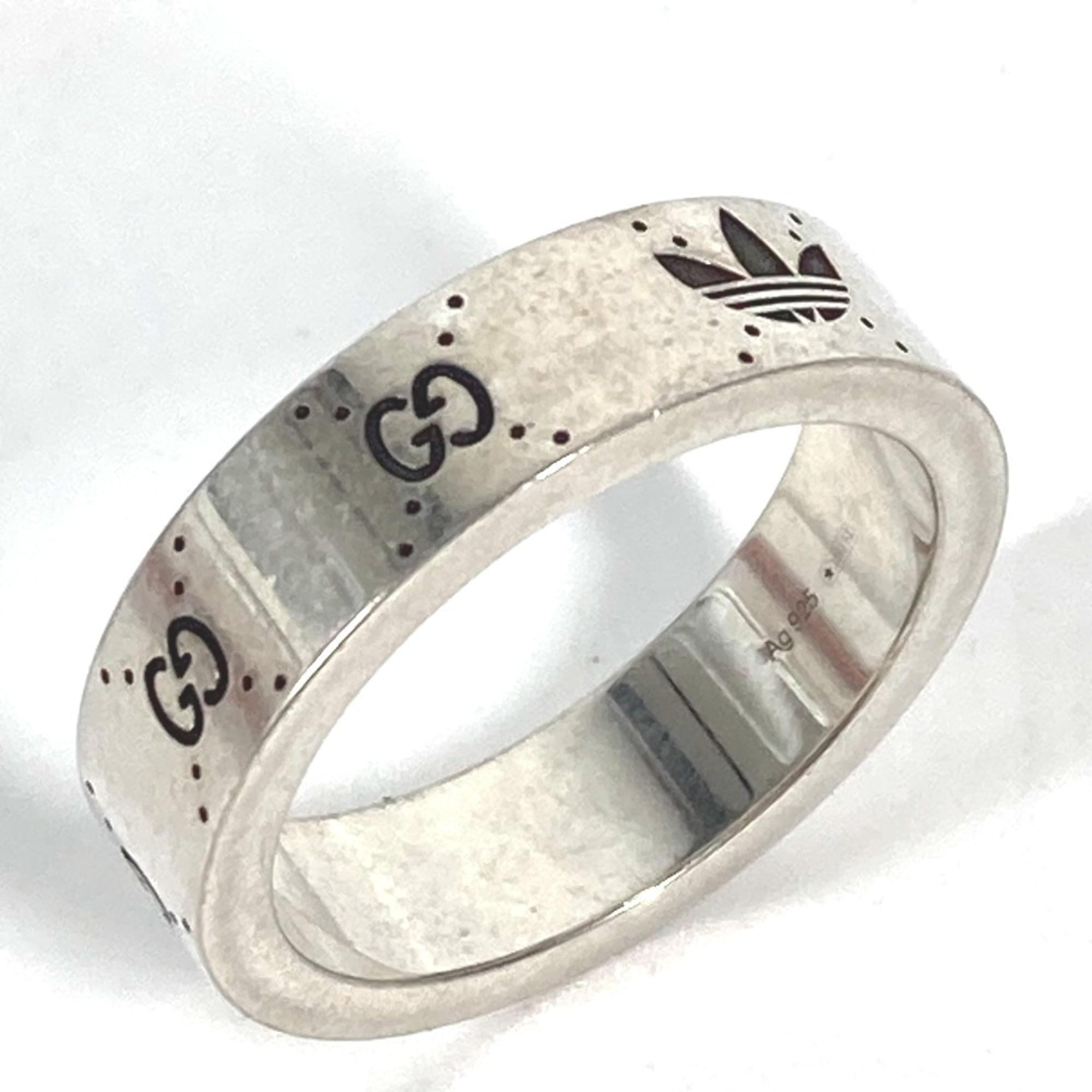 アディダス グッチ Gucci x Adidas Interlocking G Ring Silver アディダス グッチ Gucci x Adidas Interlocking G Ring Silver