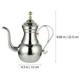 thumbnail image 4 of Shisuyan Household Coffee Pot Stainless Steel Filter Pot Long Narrow Spout Kettle Tea Pot, 4 of 8