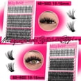 thumbnail image 3 of Kit de racimos de pestañas MilyBest Lash, 808 unidades, rizo en D con pegamento, 3 of 9
