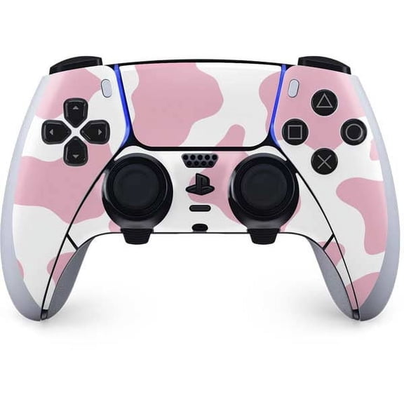 Skinit Pink Cow Print PS5 DualSense Edge Pro Controller Skin