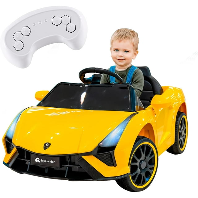 Carro Electrico Bluelander Tipo Lamborghini con luces LED
