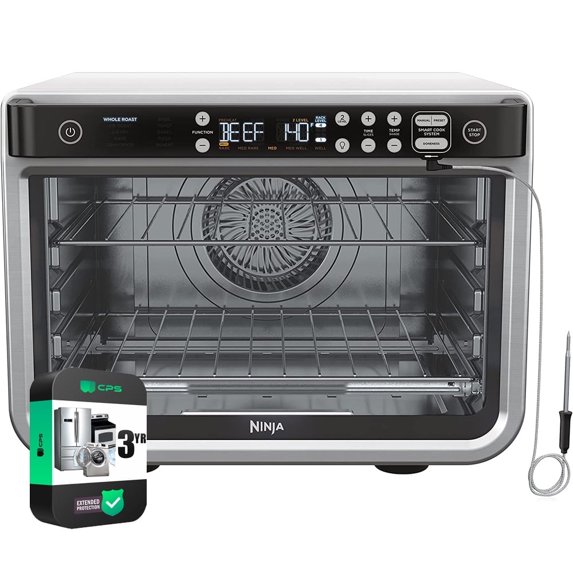 Restored Ninja DT2550 Foodi 10-in-1 Smart XL Air Fry Oven 1800 Watts, Silver, 1, 1