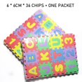 thumbnail image 5 of Número Letra Puzzle Mat Kids Play Crawling Foam 3D Juguetes educativos 36pcs, 5 of 5