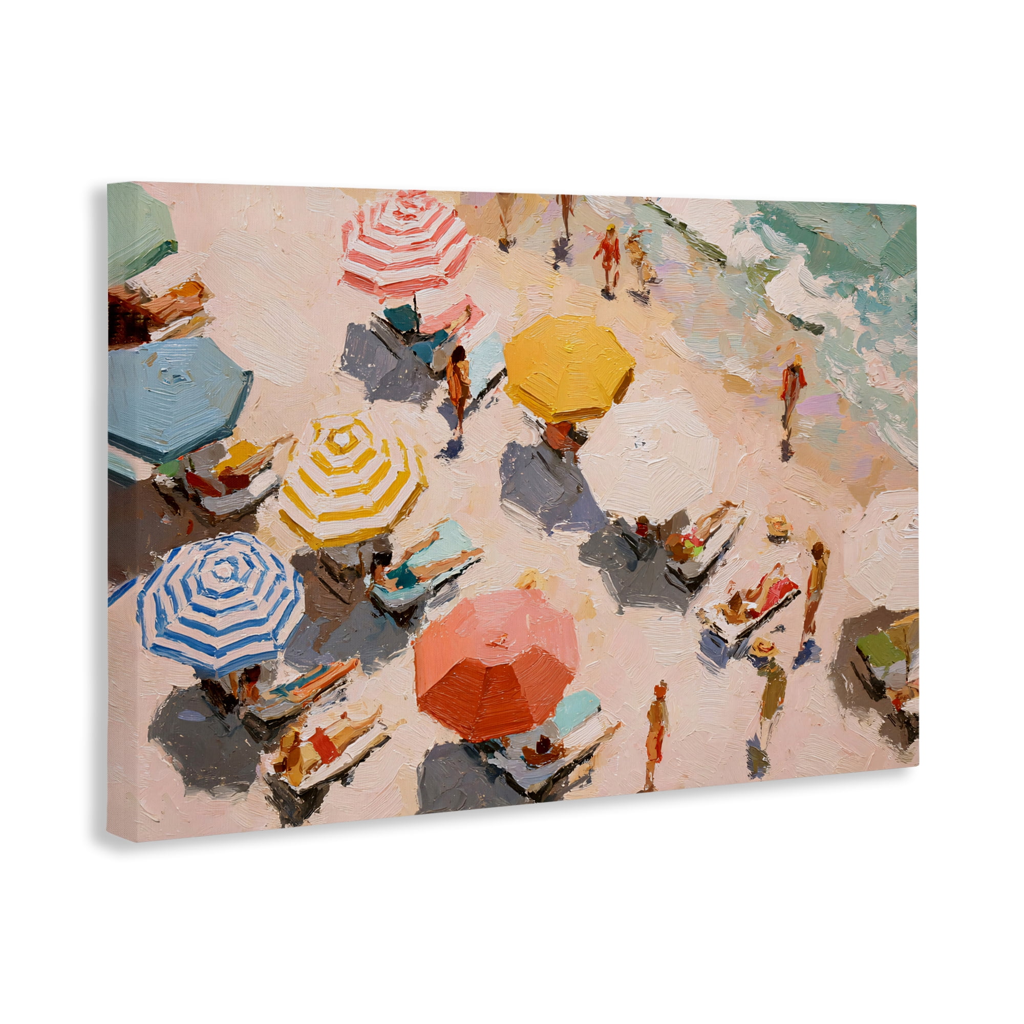 Stupell Industries Summer Beach Fun Expression Canvas Wall Art, design by Jacky Ngan