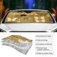 thumbnail image 5 of XMXT Car Sun Shade Windshield, Vintage Butterflies Background Sunshade for Car Windshield Sun Shades for Car SUV Truck, m, 5 of 9