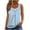 Light Blue Tops, variant on Htigea Women's Tunic Tank Top Pleated Crewneck Sleeveless Shirts Dressy Casual Loose Daily Tanks Black S