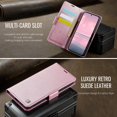 thumbnail image 3 of Decase Premium Magnetic Flip Wallet Case with RFID Blocking+Card Slots Durable TPU Shell Kickstand Phone Protective Cover,Luxury PU Leather&TPU Material Shockproof Case for Samsung Galaxy S24,Rosegold, 3 of 11