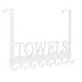 thumbnail image 2 of Toystoory Colgador de toallas de baño, gancho trasero de puerta preperforado anticorrosivo a la moda, soporte colgante para inodoro de Hotel, accesorios Accesorios de baño Blanco Toystoory HA065228-02, 2 of 6