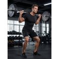 thumbnail image 4 of Men's 2-Piece Athletic Shirt/Shorts Set, Pockets, Quick Dry Breathable Gym Activewear, Running Training Fitness Basketball Football Outdoor Sports, 4 of 15