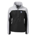 thumbnail image 2 of Women's Cutter & Buck  Black Pac-12 Gear Charter Eco Recycled Anorak Half-Zip Jacket, 2 of 3