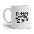 thumbnail image 2 of 15 oz Celebrate Hardwork Retirement Gifts Rocking The Retired Life Funny Ceramic Coffee Mug, 2 of 3
