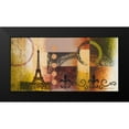 thumbnail image 2 of Marcon, Michael 18x11 Black Modern Framed Museum Art Print Titled - Eiffel I, 2 of 5