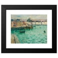 thumbnail image 2 of Gustave Loiseau 18x15 Black Modern Framed Museum Art Print Titled - Before Port of Dieppe (circa 1928-1929), 2 of 5