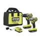 thumbnail image 1 of Kit combinado RYOBI ONE+ HP de 18 V sin escobillas con taladro 1/2 e impacto 1/4, 1 of 9