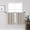 Stone, variant on MKHILL Vela Stone Short Blackout Curtains 30 Inch Length 2 Panels, Rod Pocket Room Darkening Thermal Short Window Drapes for Kitchen Bathroom, Each 30"W x 30"L