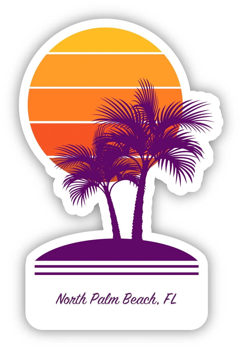 coastal outdoor living north myrtle beach sc on North Myrtle Beach South Carolina Souvenir 4 Inch Vinyl Decal Sticker Palm Design Walmart Com Walmart Com